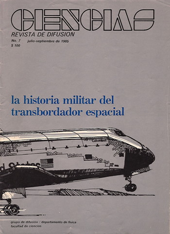 Portada Revista Ciencias de la UNAM 007