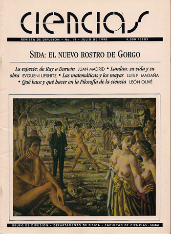 Portada Revista Ciencias de la UNAM 019