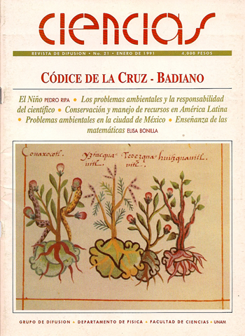 Portada Revista Ciencias de la UNAM 021