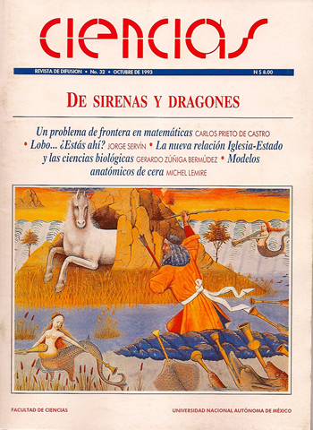 Portada Revista Ciencias de la UNAM 032