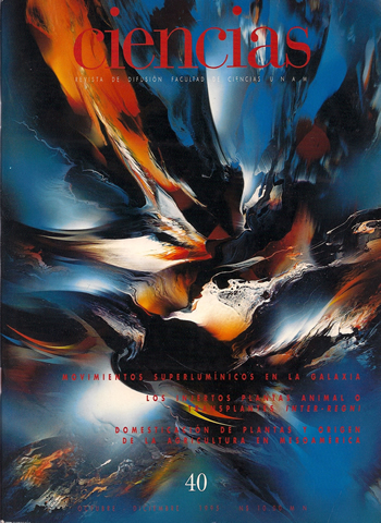 Portada Revista Ciencias de la UNAM 040