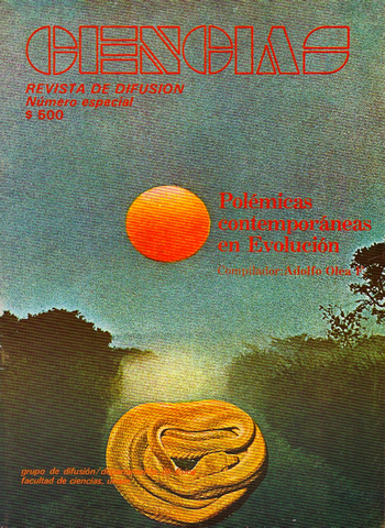 Portada Revista Ciencias de la UNAM especial 01